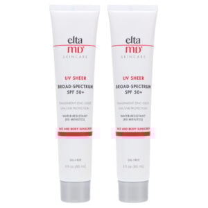 EltaMD UV Sheer Broad Spectrum SPF 50+ Face and Body Sunscreen 3 oz 2 Pack
